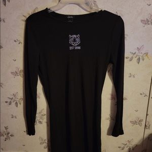 Body con black dress